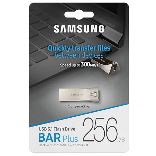 Pendrive BAR Plus USB3.1 256 GB Champaign Silver-1120274