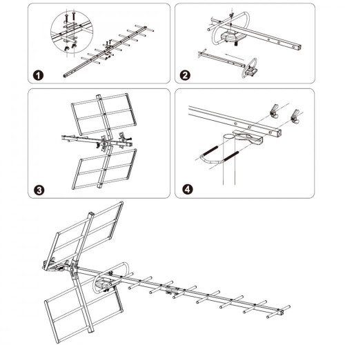 Antena kierunkowa TechniYagi HDT-a LTE-1127561