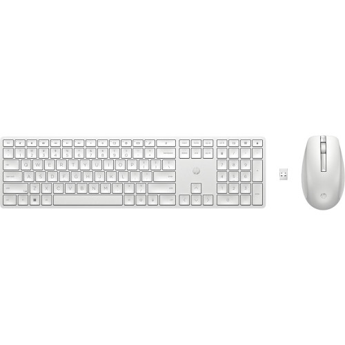 Klawiatura i Mysz HP 650 4R016AA Biały-9461423