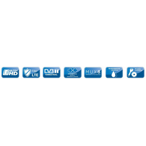 Antena DVB-t wewnętrzna Slimtenne CE UHD-1127981