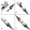 Wtyk RJ45 beznarzędziowy STP | CAT6 | JACK PIN | T568B | T568A-11312295