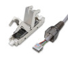 Wtyk RJ45 beznarzędziowy STP | CAT6A | JACK PIN | T568B | T568A-11312299