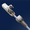 Wtyk RJ45 beznarzędziowy STP | CAT6A | JACK PIN | T568B | T568A-11312301