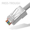 Wtyk przelotowy złącze RJ45 | CAT5e | FTP | Pass Through | Pozłacane styki | 100 sztuk-11312311