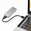 Obudowa | kieszeń na dysk M.2 SSD | SATA | NGFF | USB 3.0 | Superspeed 5Gb/s | 2TB | Srebrna-11312769
