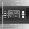 Zasilacz awaryjny UPS do RACK | 2kVA | 2000W | Power Factor 1.0| LCD | On-line-11315148