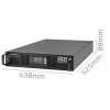 Zasilacz awaryjny UPS do RACK | 2kVA | 2000W | Power Factor 1.0| LCD | On-line-11315152