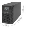 Zasilacz awaryjny UPS 1kVA | 1000W | Power Factor 1.0 | LCD | EPO| USB | On-line-11315376
