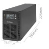 Zasilacz awaryjny UPS 2kVA | 2000W | Power Factor 1.0 | LCD | EPO| USB | On-line-11315779