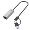 Adapter USB-A/C 3.1 GEN1 RJ45; 2,5 Gbps; U1313C-11315874