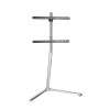 Stojak pod telewizor z podstawą V, Chrom -1134512