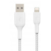 Kabel Braided USB- Lightning 15cm biały-1135378