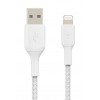 Kabel Braided USB- Lightning 1m biały-1135387