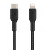 Kabel Braided USB-C Lightning 1m czarny-1135404