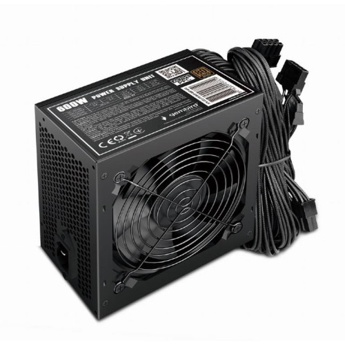 Zasilacz ATX 80+Bronze 600W aktywne PFC, 12cm wentylator-692634