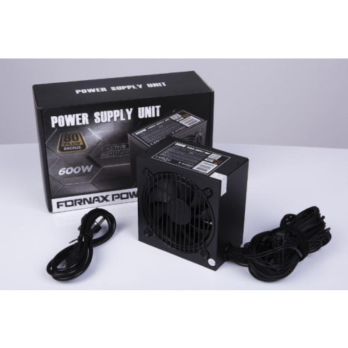 Zasilacz ATX 80+Bronze 600W aktywne PFC, 12cm wentylator-11308710
