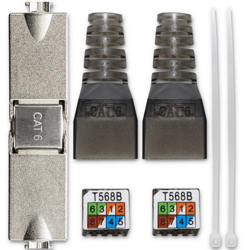 Wtyk RJ45 beznarzędziowy STP | CAT6 | JACK PIN | T568B | T568A-11312290