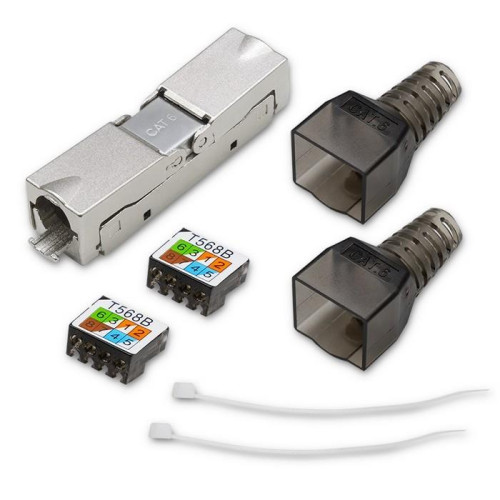 Wtyk RJ45 beznarzędziowy STP | CAT6 | JACK PIN | T568B | T568A-11312294