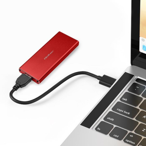 Obudowa | kieszeń na dysk M.2 SSD | SATA | NGFF | USB 3.0 | Superspeed 5Gb/s | 2TB | Czerwona-11312755