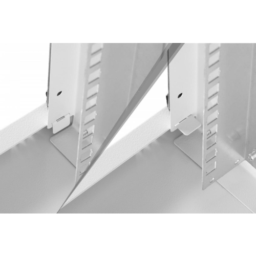 Szafa sieciowa wisząca 10 cali 6U, SOHO PRO 324 x 316 x 298 mm, nośność 60kg, drzwi szyba, niezłożona, Szara-11313