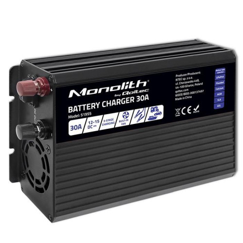 Inteligentna ładowarka do akumularów LiFePO4 AGM GEL SLA | 30A | 12V-11314961