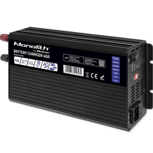 Inteligentna ładowarka do akumulatorów LiFePO4 AGM GEL SLA | 40A | 12V-11314967
