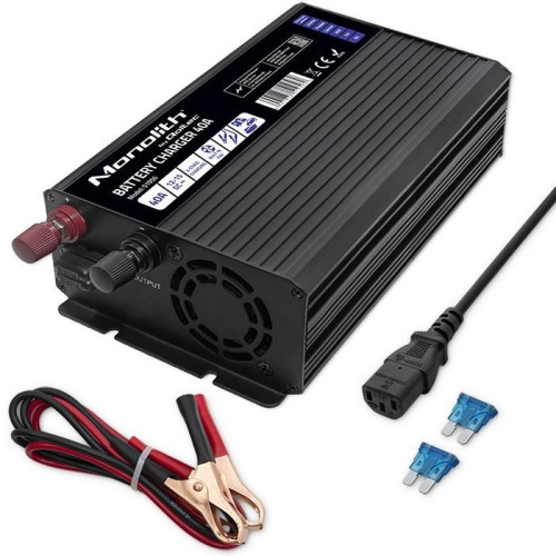 Inteligentna ładowarka do akumulatorów LiFePO4 AGM GEL SLA | 40A | 12V-11314968