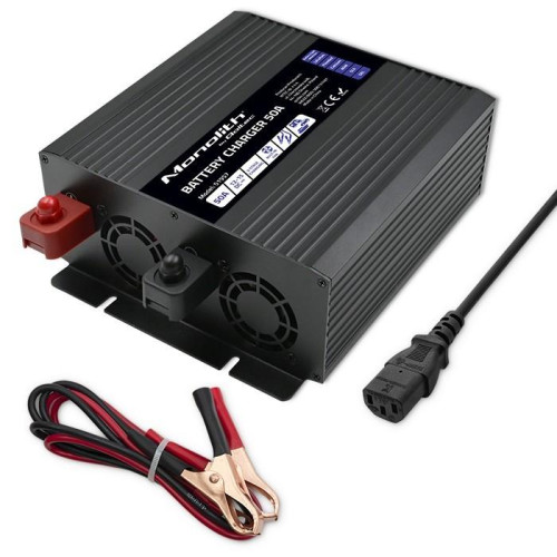 Inteligentna ładowarka do akumulatorów LiFePO4 AGM GEL SLA | 50A | 12V-11314976