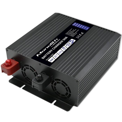 Inteligentna ładowarka do akumulatorów LiFePO4 AGM GEL SLA | 50A | 12V-11314981