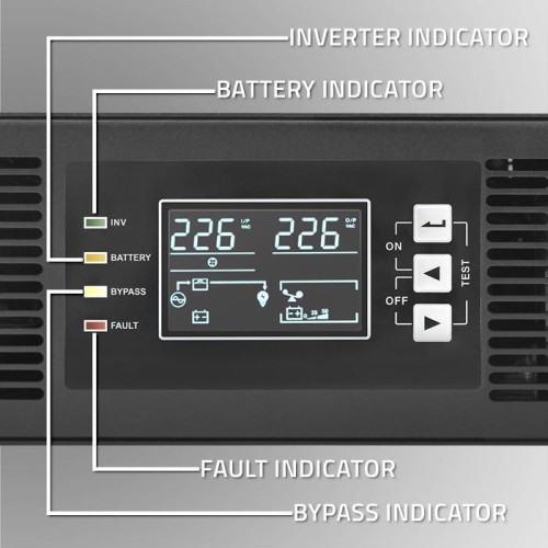 Zasilacz awaryjny UPS do RACK | 2kVA | 2000W | Power Factor 1.0| LCD | On-line-11315148