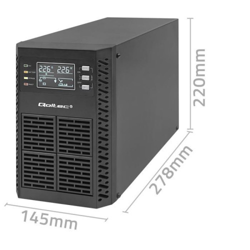 Zasilacz awaryjny UPS 1kVA | 1000W | Power Factor 1.0 | LCD | EPO| USB | On-line-11315376