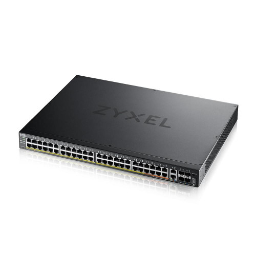 Przełącznik zarządzalny XGS2220-54HP-EU0101F L3 600W PoE, 40xPoE+/10xPoE++, 48x1G RJ45 2x10mG RJ45, 4x10G SFP+-113159