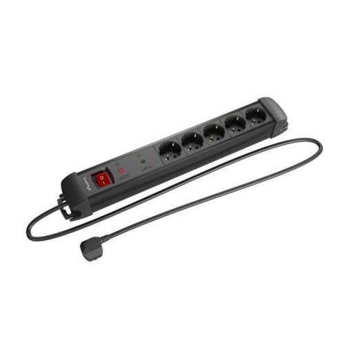 Listwa zasilająca 1.5m 5x230 SC SP1-05F-0150-BK-11316148