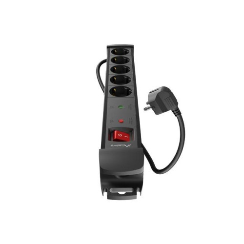 Listwa zasilająca 1.5m 5x230 SC SP1-05F-0150-BK-11316149