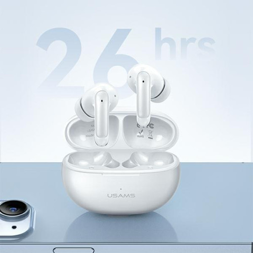 Słuchawki Bluetooth TWS 5.3 X-Don Series Dual microfon ENC białe-11316552