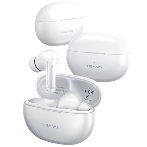 Słuchawki Bluetooth TWS 5.3 X-Don Series Dual microfon ENC białe-11316556