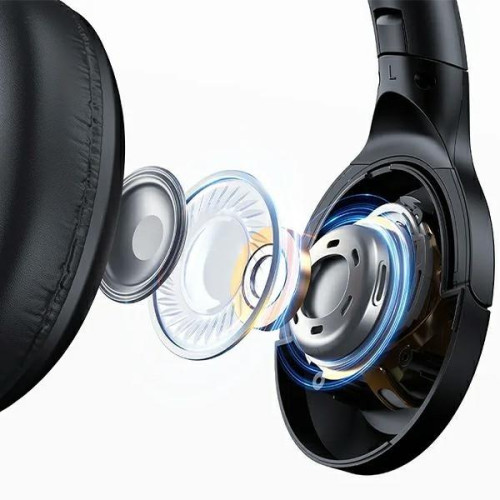 Słuchawki Bluetooth 5.3 nauszne US-YH Series czarne-11316607