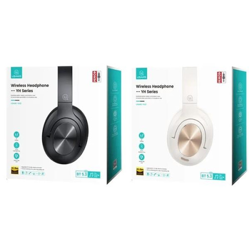 Słuchawki Bluetooth 5.3 nauszne US-YH Series czarne-11316609