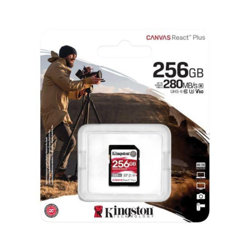 Karta pamięci SD 256GB React Plus 280/150/MB/s U3 V60-11317617
