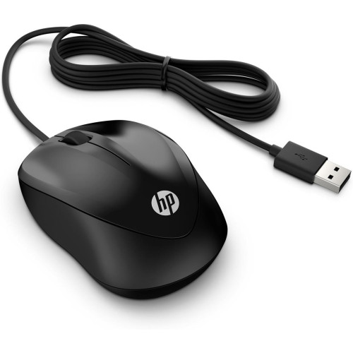 Mysz HP 1000 Wired Optical Mouse with 3 Buttons and 1000 DPI przewodowa czarna 4QM14AA-11333050
