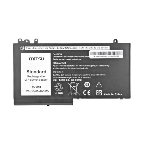 Bateria do Dell Latitude E5450, E5550 3400 mAh (38 Wh) 10.8 - 11.1 Volt-1134224