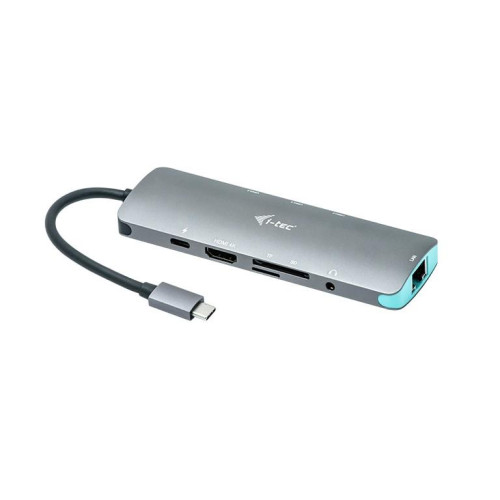 USB-C Metal Nano Stacja Dokująca 3x Display 2x DP 1x HDMI LAN Power Delivery 100 W-1135112