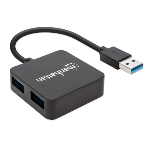 4-Portowy Mini Hub USB 3.0 Rozdzielacz 4x USB-A Manhattan-11352858