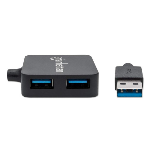 4-Portowy Mini Hub USB 3.0 Rozdzielacz 4x USB-A Manhattan-11352859