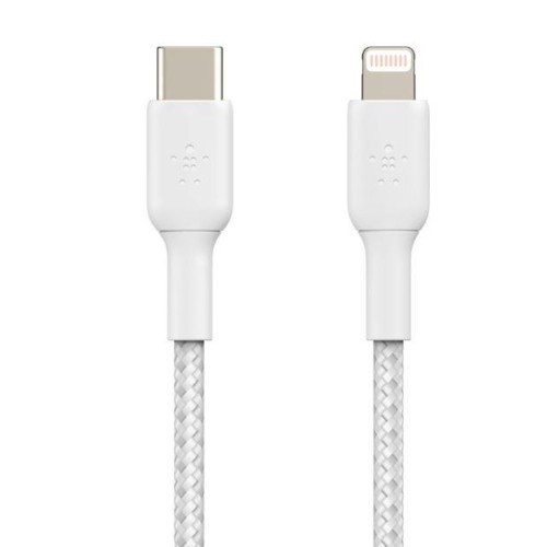 Kabel Braided USB-C Lightning 1m biały-1135407