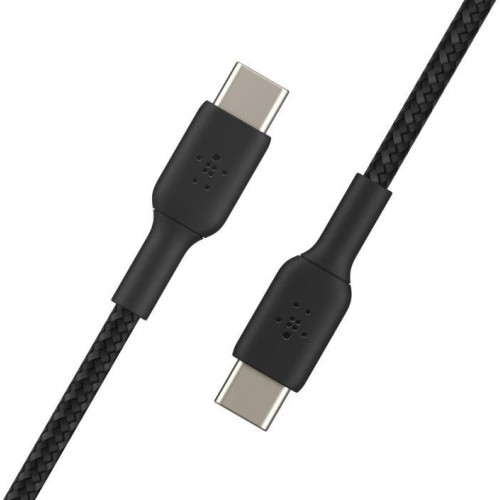 Kabel Braided USB-C USB-C 1m czarny-1135459