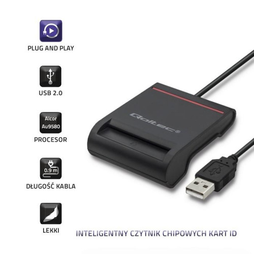 Inteligentny czytnik chipowych kart ID | USB2.0 | Plug&play -1135999