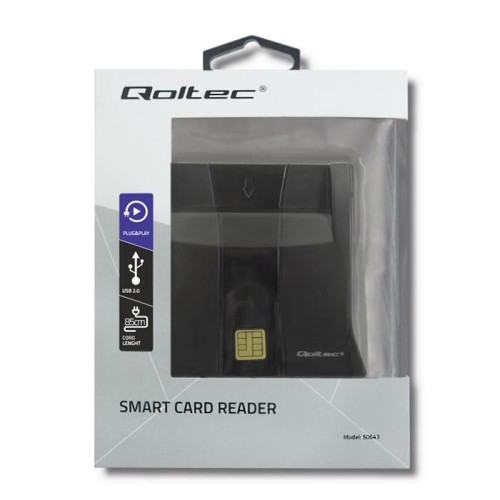 Inteligentny czytnik chipowych kart ID | USB 2.0 | Plug&play -1136006