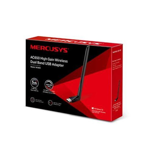 Karta sieciowa Mercusys MU6H WiFi AC650 USB -1136803