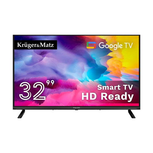 Telewizor Kruger&amp;Matz 32&quot; HD Google TV, DVB-T2/S2/T/C H.265 HEVC-11395933